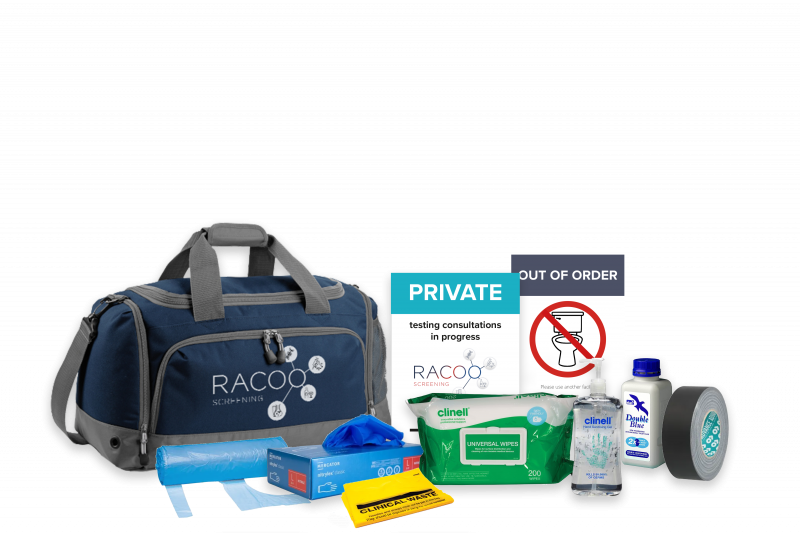 sample collection package transparent - Racoo Screening - Drug, alcohol ...